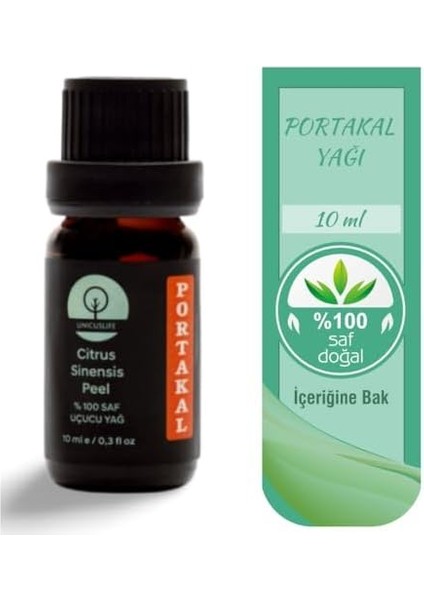 Unicuslife% 100 Saf Doğal, Portakal Yağı, (Seyreltilmemiş) 10 ml modelleri