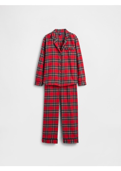 Kadın Kırmızı Softest Flannel Pijama Takımı fiyatları