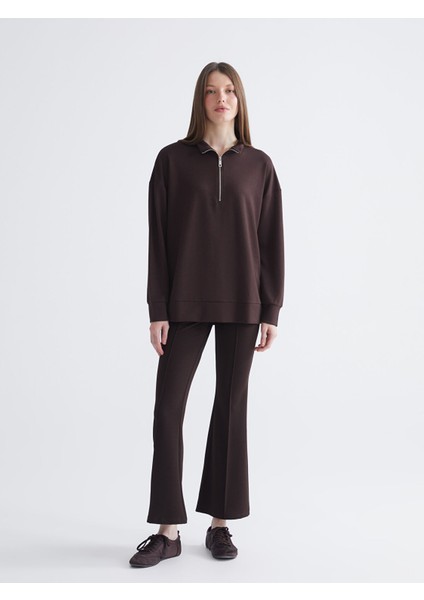 Yeni Sezon Dik Yaka Kadın Sweatshirt fiyatları