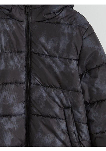 Yeni Sezon Kapüşonlu Erkek Çocuk Şişme Mont modelleri