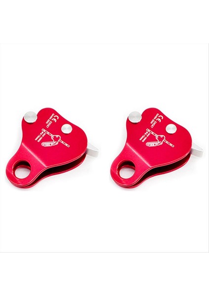 2pcs Halat Grab Metal Halat Dış Mekan Tırmanma Kilitleme Korunması Kırmızı Dağcılık Ekipmanı (Yurt Dışından)