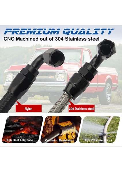 25 Inç 6AN Hidrolik Direksiyon Pompası Hortum Kiti Chevy C10 Ls Swap Gm Tip 2 Basınç Çizgisi Için Bağlantılar (Yurt Dışından) fırsatları