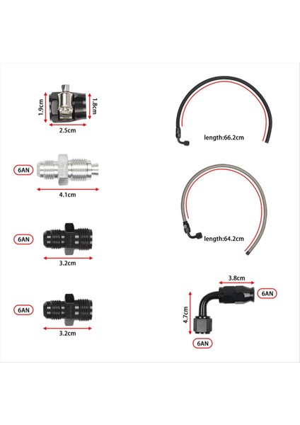 25 Inç 6AN Hidrolik Direksiyon Pompası Hortum Kiti Chevy C10 Ls Swap Gm Tip 2 Basınç Çizgisi Için Bağlantılar (Yurt Dışından) indirimleri