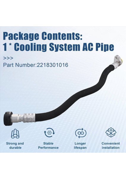2218301016 Yeni Araba Soğutma Sistemi Ac Boru Mercedes Benz W221 Klima Soğutma Hortumları (Yurt Dışından) indirimleri