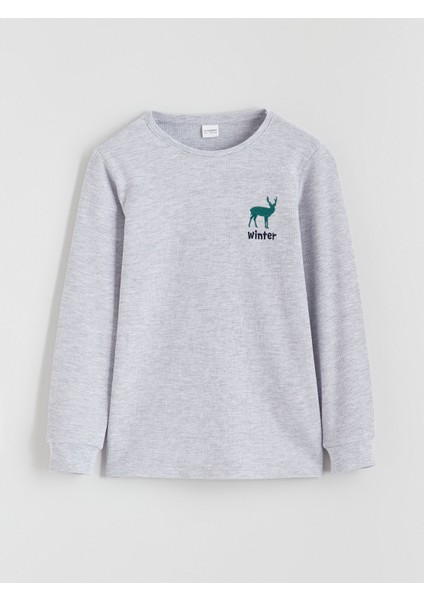 Yeni Sezon Bisiklet Yaka Erkek Çocuk Pijama Takımı fiyatları