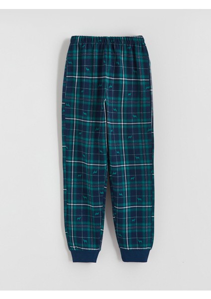 Yeni Sezon Bisiklet Yaka Erkek Çocuk Pijama Takımı indirimleri