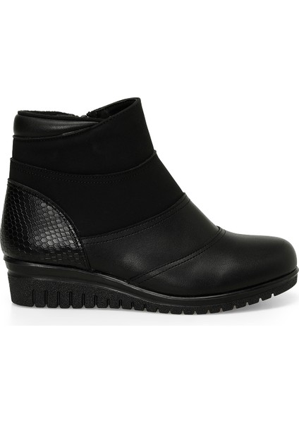 166675.SZ4PR Siyah Kadın Dolgu Topuk Bot
