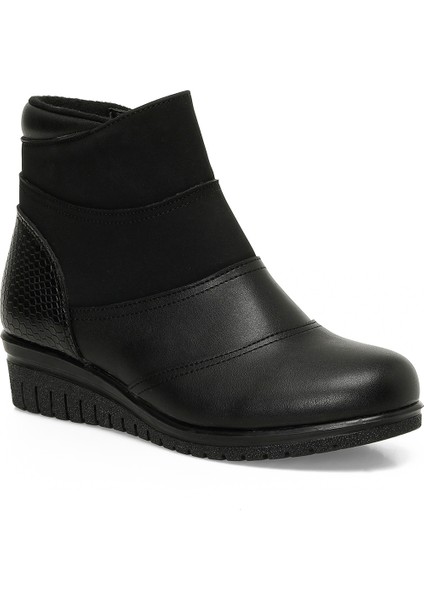 166675.SZ4PR Siyah Kadın Dolgu Topuk Bot fiyatları