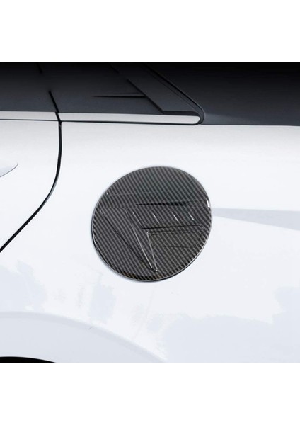 Hyundai Elantra Için Cn7 2021 Otomobil Aksesuarları Gaz Yakıt Deposu Kapı Dekorasyon Kapağı Kapak Trim Sticker Karbon Fiber Tahıl (Yurt Dışından) fırsatları