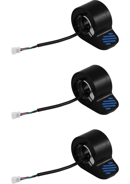 Es1 Electric Scooter Için 3x Thumb Gaz Kelesi Hızlandırıcı Ninebot Es1/es2/es3/es4 Için Parmak Kısık Katlanabilir Yedek (Yurt Dışından)