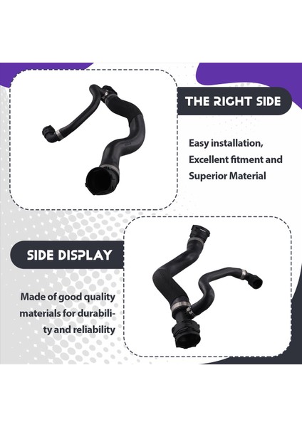 17129894783 Araç Alt Radyatör Hortumu W Ven Hortumu Bmw X5 X6 X7 2019-2023 Soğutucu Su Boru Hortumu (Yurt Dışından) indirimleri