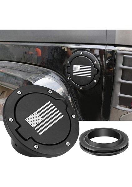 Yakıt Dolgu Kapısı Gaz Deposu Kapak Jeep Wrangler Için Aksesuarlar Jk &amp Sınırsız Spor Rubicon Sahara 2007-2017 Abd Bayrağı (Yurt Dışından) fırsatları