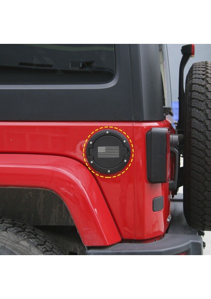 Yakıt Dolgu Kapısı Gaz Deposu Kapak Jeep Wrangler Için Aksesuarlar Jk &amp Sınırsız Spor Rubicon Sahara 2007-2017 Abd Bayrağı (Yurt Dışından) indirimleri