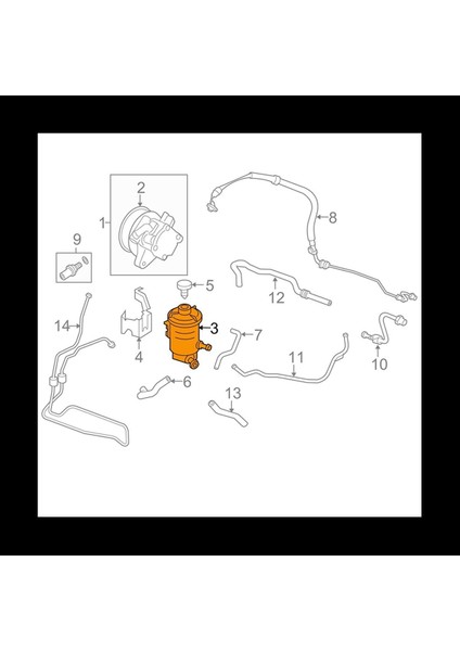 4x 53701-S5D-A02 Hidrolik Direksiyon Pompası Yağ Tank Sıvı Rezervuar Honda Civic Es1 Es5 Es8 2001-2005 Için (Yurt Dışından) modelleri