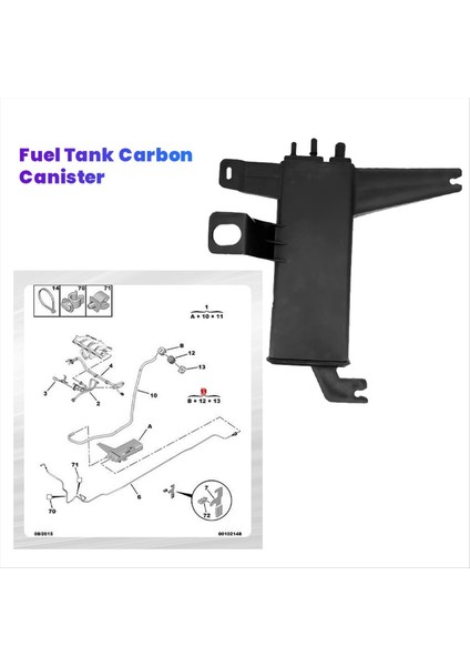 Peugeot 508 Citroen C5 C6 Benzin Tankı Devridaim Filtresi YL00019780 (Yurt Dışından) indirimleri