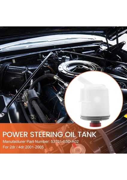 53701-S5D-A02 Hidrolik Direksiyon Pompası Yağ Deposu Sıvı Rezervuar Yağ Depk Şişesi Honda Civic Es1 Es5 Es8 2001-2005 (Yurt Dışından) fırsatları