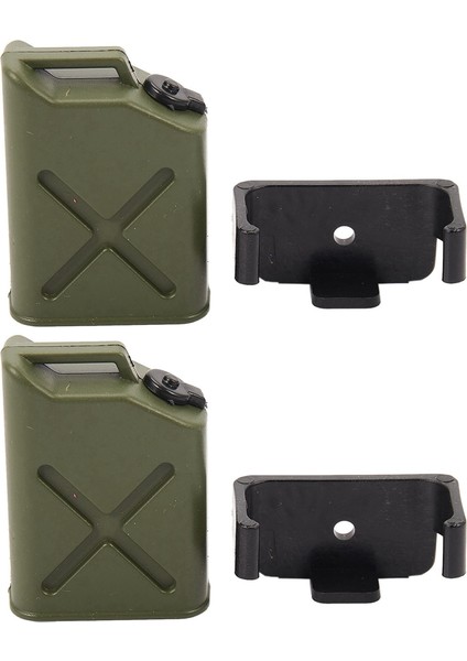 2x Rc Rock Prawler 1 10 Aksesuarlar Tamiya CC01 Eksenel SCX10 90046 D90 D110 Tf2 Traxxas Trx-4 Yeşil (Yurt Dışından)