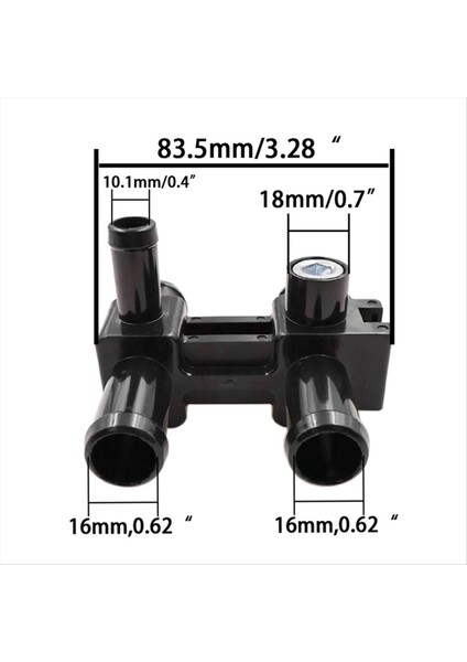 Araba Su Boru Isıtıcı Klima 92408-4KU0A 924084KU0A 92408 Nissan Navara NP300-D23T Için 4KU0A (Yurt Dışından) fırsatları