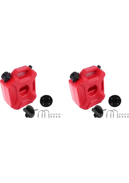 2x 3 Litre Yakıt Deposu Plastik Yedek Benzin Tankları Motosiklet Atv Için Benzin Yağı Konteyner Yakıt Kabarcıları (Yurt Dışından)