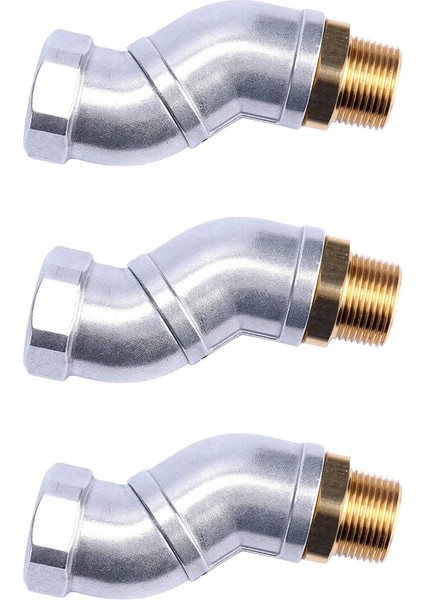 3x 1 Inç Yakıt Hortusu Döner 360 Yakıt Nozumu Için Dönen Konektör Çok Düzlemli Yakıt Düzlemi Döner (Yurt Dışından)