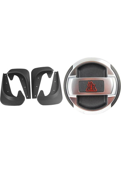 5 Pcs Araç Aksesuarları 1 Pcs Soğutucu Genişletme Tank Kapağı ve 1 Pcs Evrensel Çamur Flaps Mudguards (Yurt Dışından)