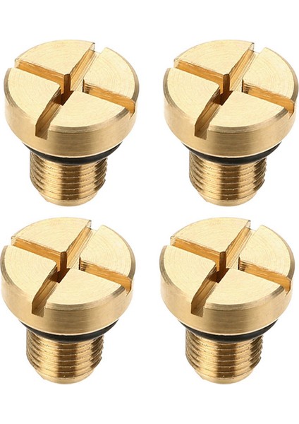 4x 17111712788 Radyatör Taşma Soğutucu Genişleme Tank Bleeder Vidalı Bmw E36 E39 E46 Vb (Yurt Dışından)