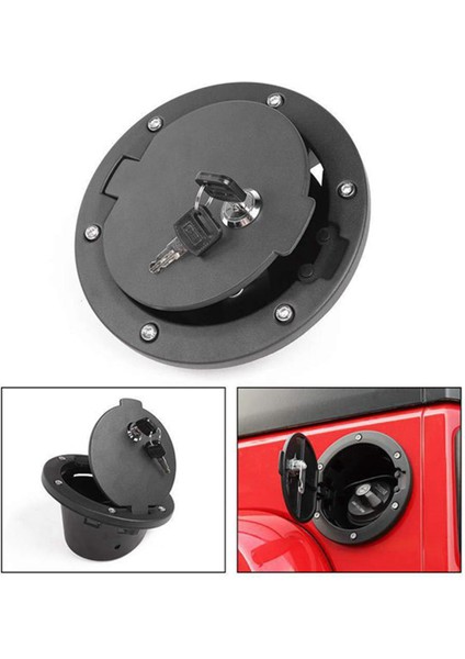 Yakıt Deposu Kapak Kilit Kapağı + 2 Anahtar Kilidi ile Jeep Wrangler Için SZZT04145 (Yurt Dışından) fırsatları
