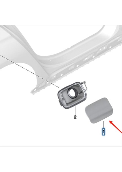 Bmw 7 Serisi G12 Lcı 2016-2023 Yakıt Deposu Kapakları Kapak Kapağı 51917358702 (Yurt Dışından) fırsatları