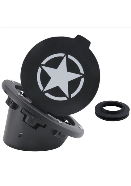 Gaz Tankı Kapağı Kapak Yakıt Deposu Kapağı 4 Kapılı 2 Kapılı 2007-2018 Jeep Wrangler Jk &amp Sınırsız Araba Aksesuarları (Yurt Dışından) fırsatları