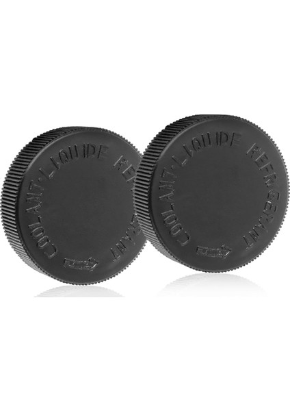 2pcs Motor Radyatör Soğutucu Su Deposu Siyah Rezervuar Kapağı Infiniti Nissan Renault 21712-79900 (Yurt Dışından)
