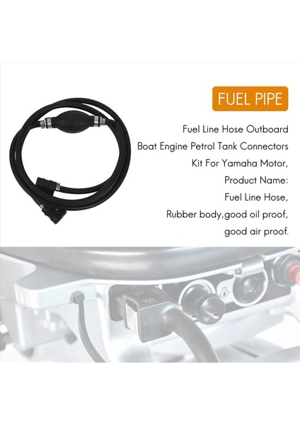 Yakıt Hattı Hortum Dışişli Tekne Motoru Yamaha Motor Için Petrol Tank Konektörleri Kiti (Yurt Dışından) indirimleri