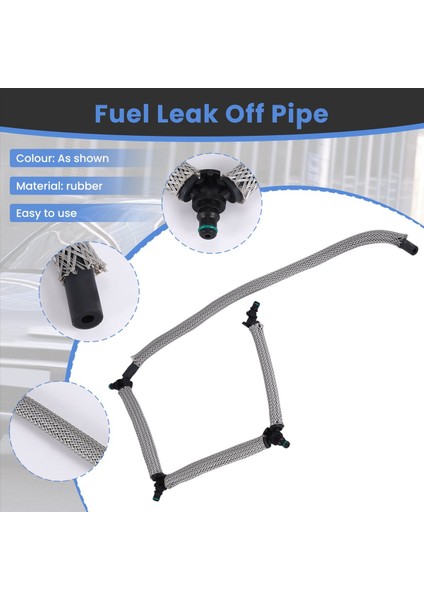 Yakıt Taşma Borusu Dizel Enjektör Hortum Sızıntı Hattı 3M5Q9K022AC Ford Focus C-Max S-Max Mondeo Peugeot C4 1574HL (Yurt Dışından) indirimleri