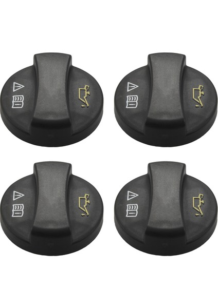 4x Için Mercedes-Benz W163 W164 W201 W202 W203 W208 W209 Motor Yağı Dolgu Kapağı A0000100301 (Yurt Dışından)