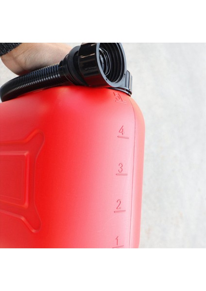 2x 5l Araç Yakıt Depkini Yedek Plastik Petrol Gaz Konteyneri Araba Seyahati Için Boru ile Anti-Statik Yakıt Taşıyıcısı (Yurt Dışından) indirimleri