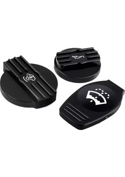 Vw cc Golf Için Alüminyum Yağ Kapağı Tank Kapak Şişesi Kapağı 6 R Mk6 Scırocco EA888 Motor Koru Orijinal Kapak Siyah (Yurt Dışından)
