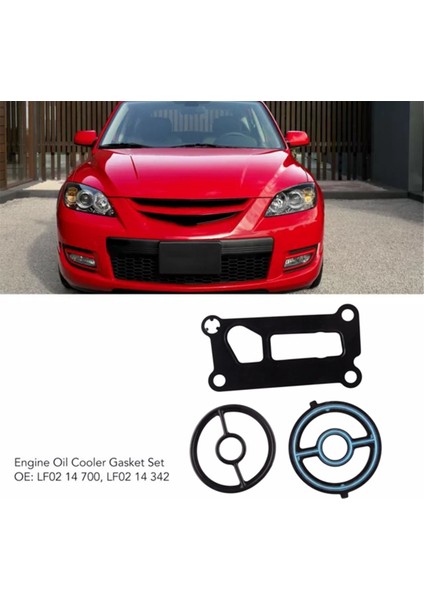 Motor Yağı Soğutucu Conta Filtresi Gövde Contası Mazda Için Mühür LF02-14-700 LF8X-14-702 LF02-14-342 (Yurt Dışından)