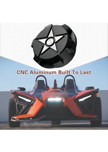 Polaris Slingshot Için Alüminyum Gaz Kapağı Sl Le R S Slr Grand Touring 2015-2024 Yakıt Kapağı Kapağı Gaz Deposu Kapağı Siyah (Yurt Dışından) fiyatları
