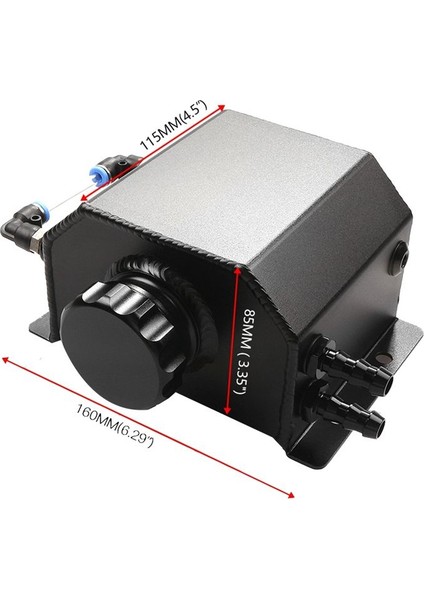 1l Evrensel Kare Taşma Tahmin Yağı Tahmin Deposu Yağ Depolama Tankı Otomatik Malzemeler Siyah (Yurt Dışından) indirimleri