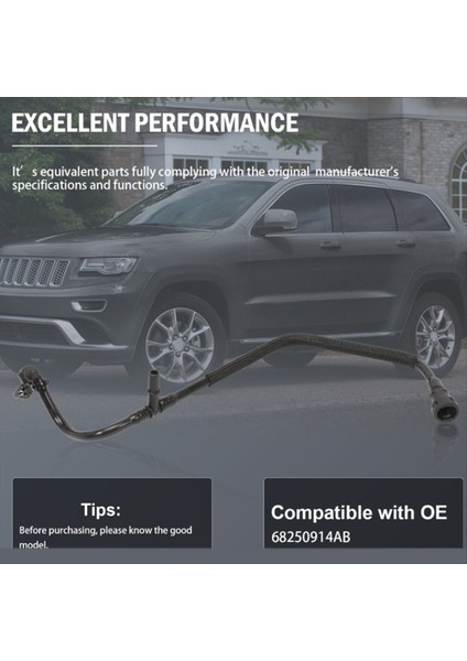 Buhar Tank Temizleme Valfı Hortum Hortum Purajı 68250914 Dodge Durango 2016-2020 Için (Yurt Dışından) modelleri