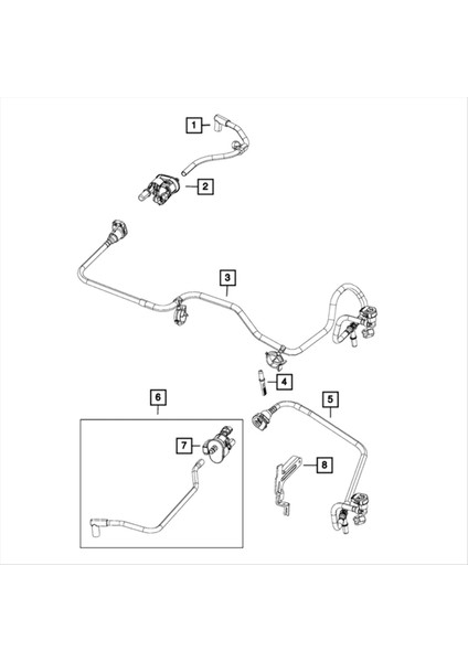 Buhar Tank Temizleme Valfı Hortum Hortum Purajı 68250914 Dodge Durango 2016-2020 Için (Yurt Dışından) indirimleri