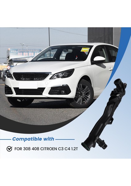 9807326280 Radyatör Su Pompası Giriş Boru Motoru Soğutucu Hortumu Peugeot 308 408 Citroen C3 C4 1 2t (Yurt Dışından) indirimleri