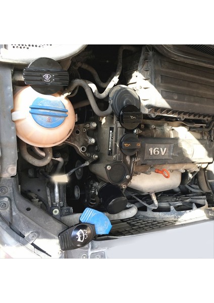 Vw cc Golf Için Alüminyum Yağ Kapağı Tank Kapak Şişesi Kapağı 6 R Mk6 Scırocco EA888 Motor Koru Orijinal Kapak Siyah (Yurt Dışından) indirimleri