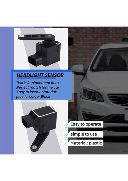 Volvo S60 S80 V70 Için Araba Far Seviyesi Sensörü Gövde Yüksekliği Sensörü Xc 2001 2002 2003 2004 2005-2007 8622446 30645605 30782822 31300198 (Yurt Dışından) indirimleri