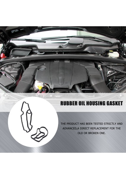 2pcs Siyah Kauçuk Yağ Filtresi Gövde Conta Mercedes Benz ML320 ML350 R320 Dodge Sprinter 6421840080 6421801410 (Yurt Dışından) modelleri