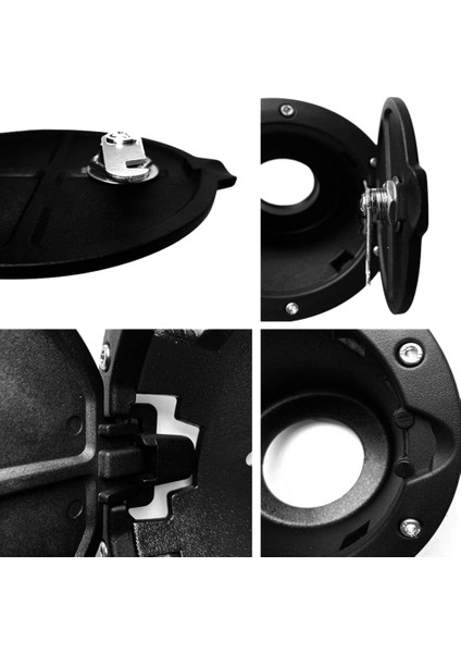 Jeep Wrangler Için Jk 07-18 Araç Gazı Benzin Tankı Kapak Kilitli Alüminyum Kilitli Yakıt Gaz Benzin Tankı Kapağı (Yurt Dışından) modelleri