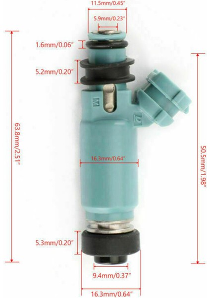 3x Araç Yakıt Enjektörleri Subaru Için 400CC Wrx 2 0l 2002-2005 16611-AA521 195500-3920 (Yurt Dışından) fırsatları