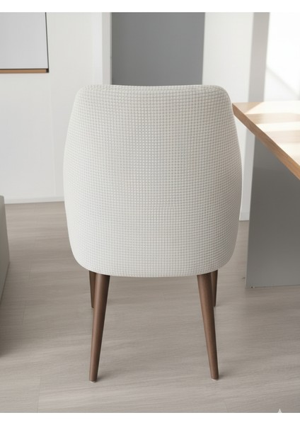 Sandalye Kılıfı Büyük Oval Likralı Yıkanabilir Streç Lastikli Bambu Sandalye Örtüsü 1 Adet modelleri