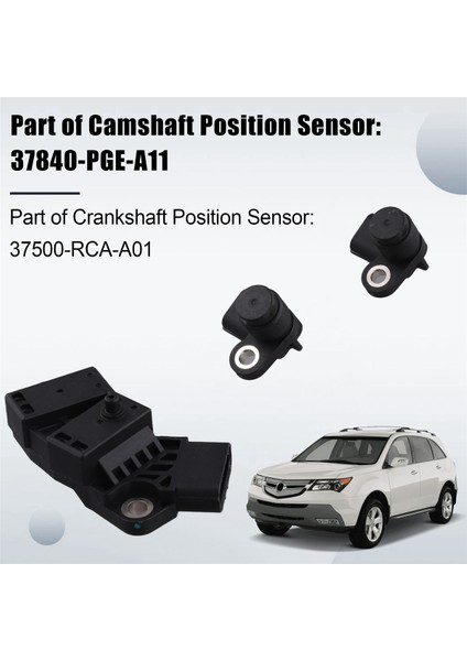 37840-PGE-A11 &amp 37500-RCA-A01 Acura Honda 2003-2010 Için Krank Mili ve Krank Mili Konum Sensörü (Yurt Dışından) fırsatları