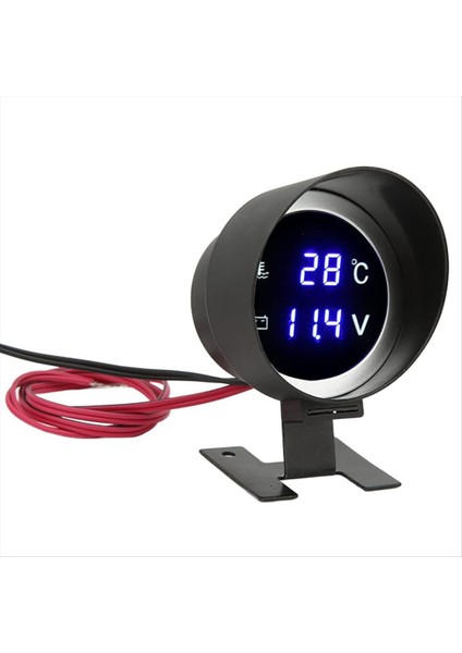 Dc 9-36V Araç Su Sıcaklığı Göstergesi Voltmetre Araç Motorları Su Sıcaklık Voltajı 2in1 Metre Su Sıcaklığı Sensörü (Yurt Dışından) fiyatları