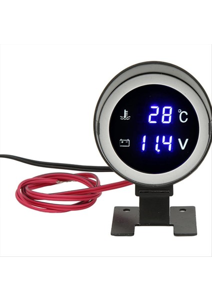 Dc 9-36V Araç Su Sıcaklığı Göstergesi Voltmetre Araç Motorları Su Sıcaklık Voltajı 2in1 Metre Su Sıcaklığı Sensörü (Yurt Dışından) indirimleri
